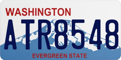 WA license plate ATR8548