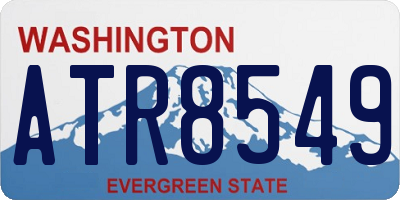 WA license plate ATR8549