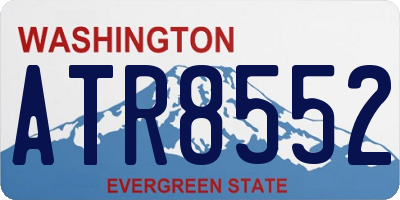 WA license plate ATR8552