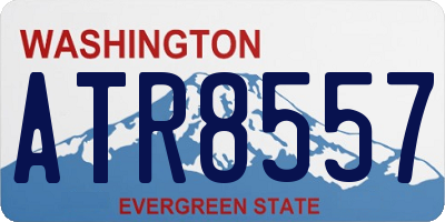 WA license plate ATR8557