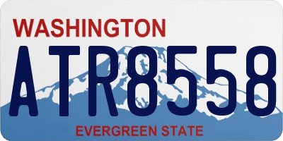 WA license plate ATR8558
