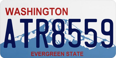 WA license plate ATR8559