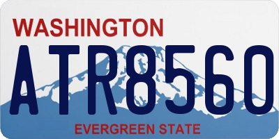 WA license plate ATR8560
