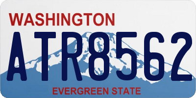 WA license plate ATR8562