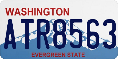 WA license plate ATR8563