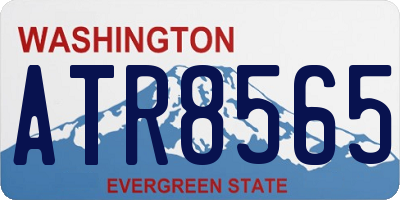 WA license plate ATR8565
