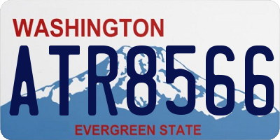 WA license plate ATR8566