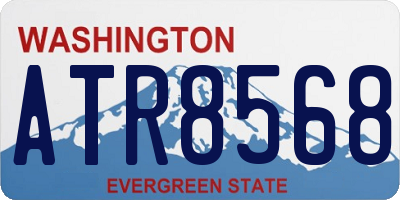 WA license plate ATR8568