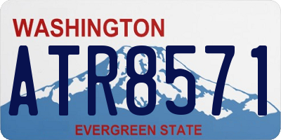 WA license plate ATR8571