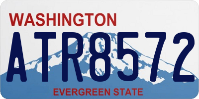 WA license plate ATR8572