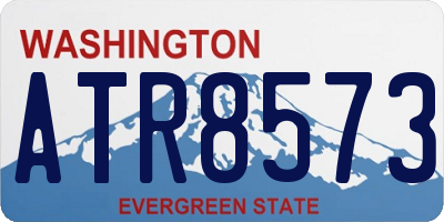 WA license plate ATR8573