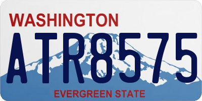 WA license plate ATR8575