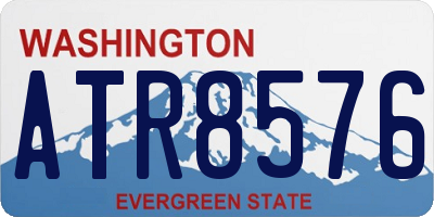 WA license plate ATR8576