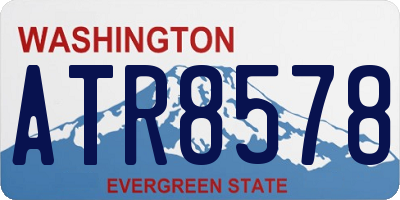 WA license plate ATR8578