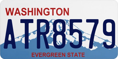 WA license plate ATR8579