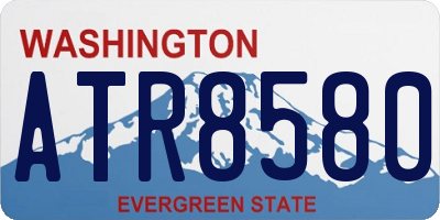 WA license plate ATR8580