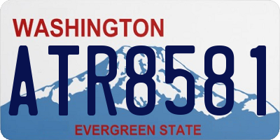 WA license plate ATR8581