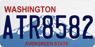 WA license plate ATR8582