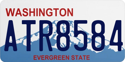 WA license plate ATR8584