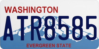 WA license plate ATR8585