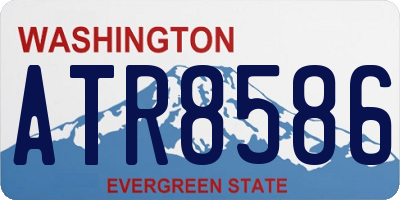 WA license plate ATR8586