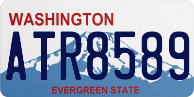 WA license plate ATR8589