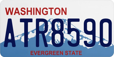 WA license plate ATR8590