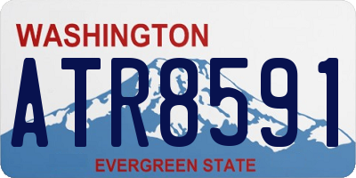 WA license plate ATR8591