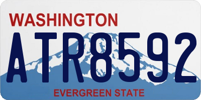 WA license plate ATR8592