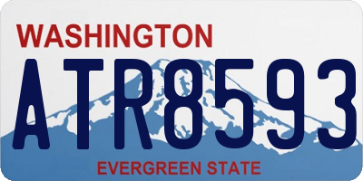 WA license plate ATR8593