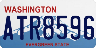 WA license plate ATR8596