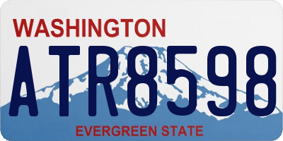 WA license plate ATR8598