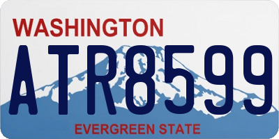 WA license plate ATR8599