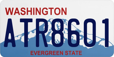 WA license plate ATR8601