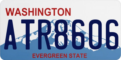WA license plate ATR8606
