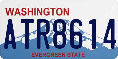 WA license plate ATR8614