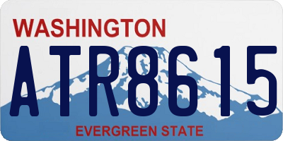 WA license plate ATR8615