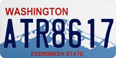 WA license plate ATR8617