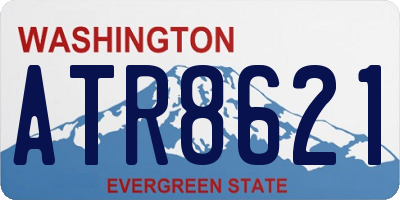 WA license plate ATR8621