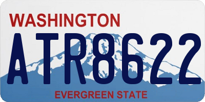 WA license plate ATR8622