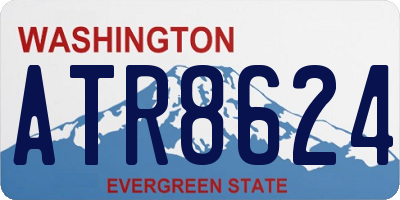 WA license plate ATR8624