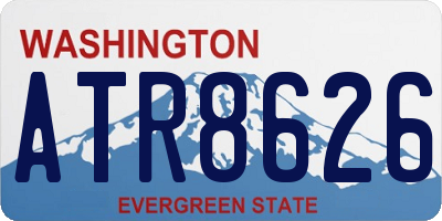 WA license plate ATR8626