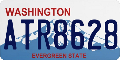 WA license plate ATR8628