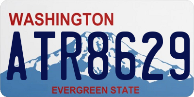WA license plate ATR8629
