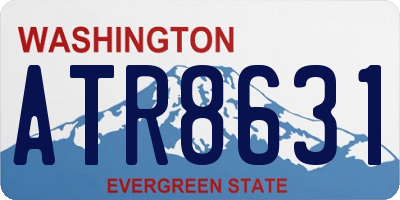 WA license plate ATR8631