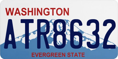 WA license plate ATR8632