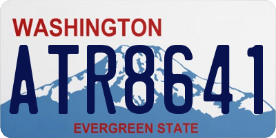 WA license plate ATR8641