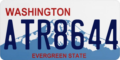 WA license plate ATR8644