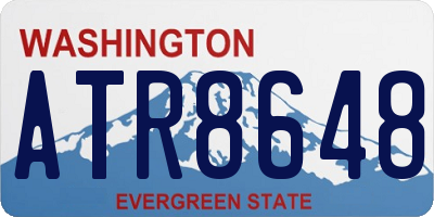 WA license plate ATR8648