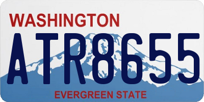 WA license plate ATR8655
